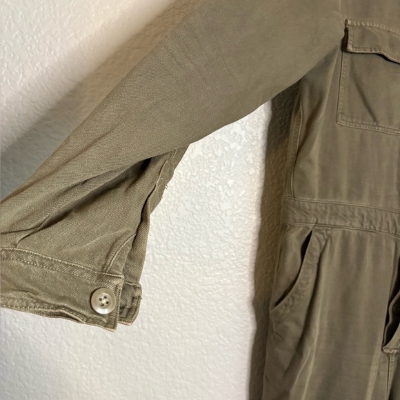 CJLA Carly Jean Jumpsuit Utility Olive Dark Khaki Women Large Boutique - Picture 10 of 15